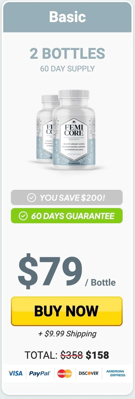 FemiCore 2 bottle pack - Basic